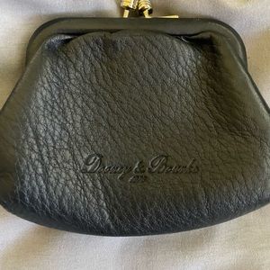 Dooney & Bourke black vintage coin purse